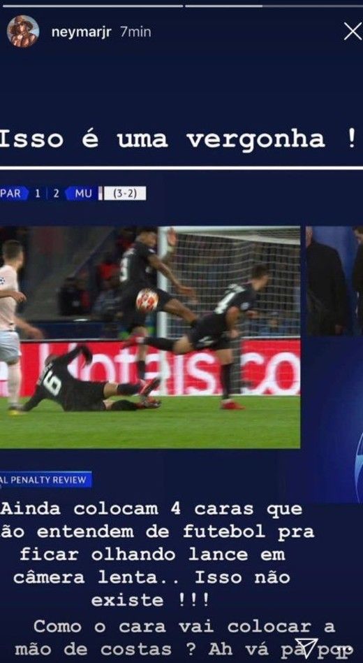 Elimination du Psg, Neymar crie au scandale et dérape