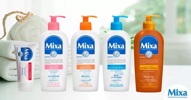  Vidéo - Lancement d'une nouvelle gamme de soins de corps pour les peaux sensibles de MIXA (Publireportage)