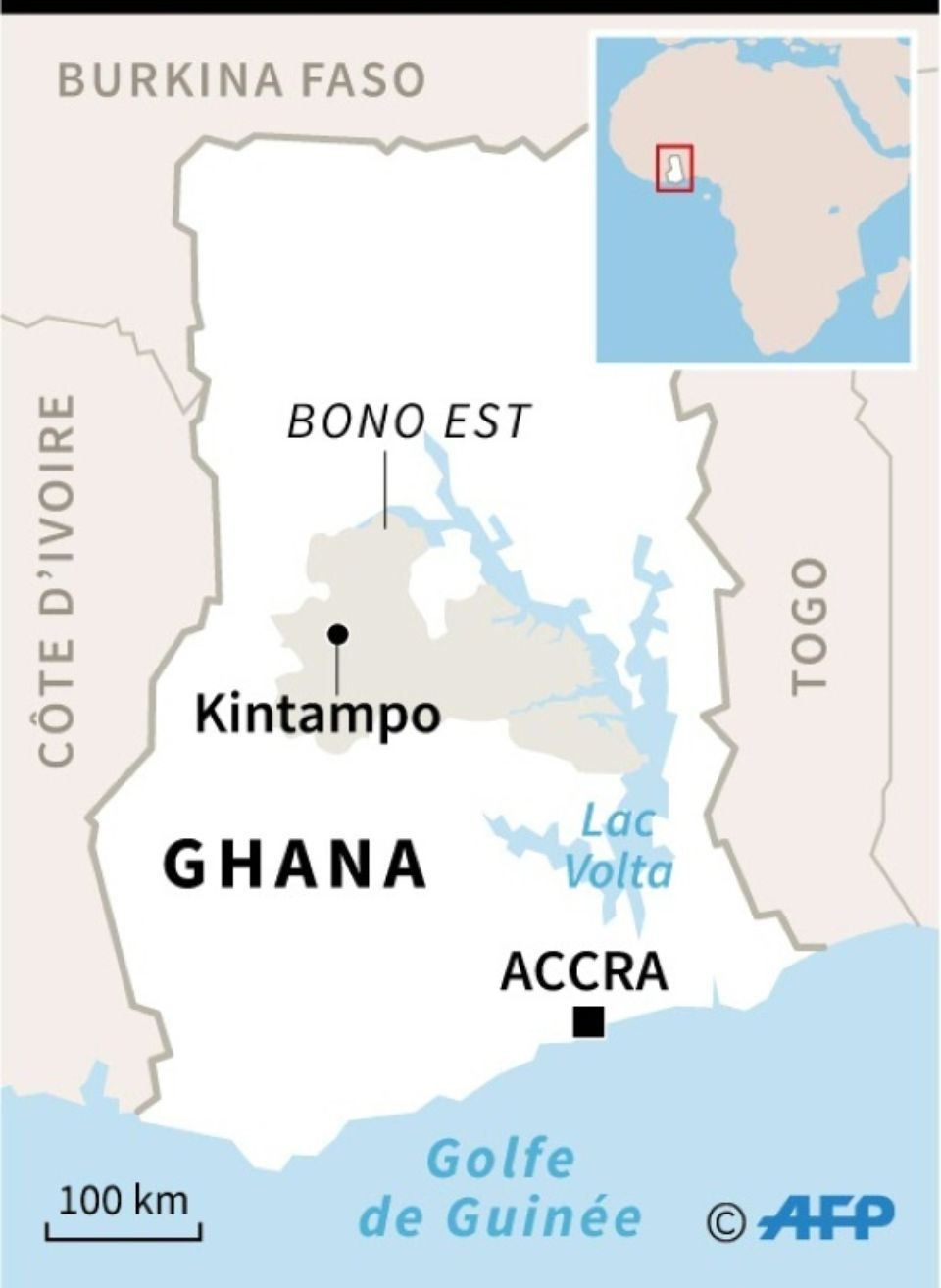 Ghana: au moins 60 morts dans une collision frontale d’autocars