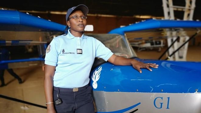 Mame Rokhaya Lo, seule femme pilote de l’armée du Sénégal