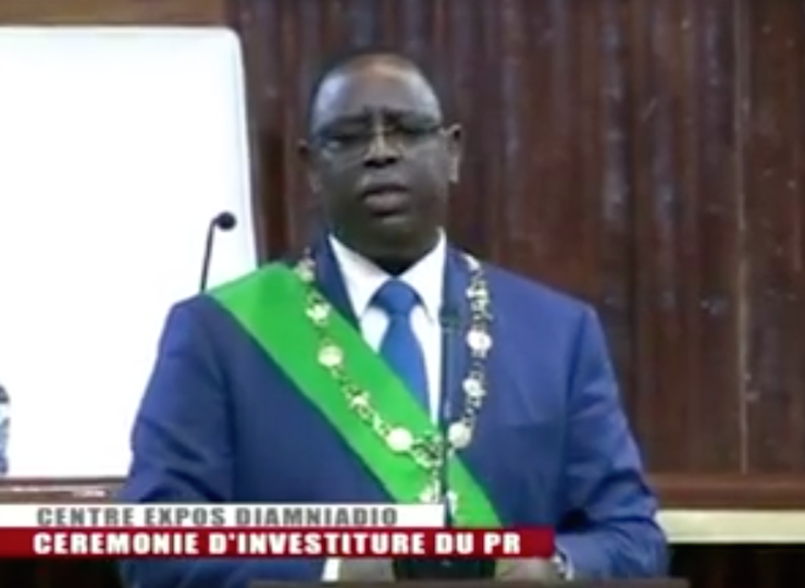 Macky Sall a officiellement prêté serment 