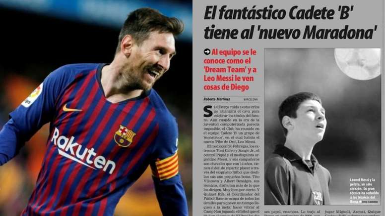 17 ans depuis la révélation de Messi dans la presse