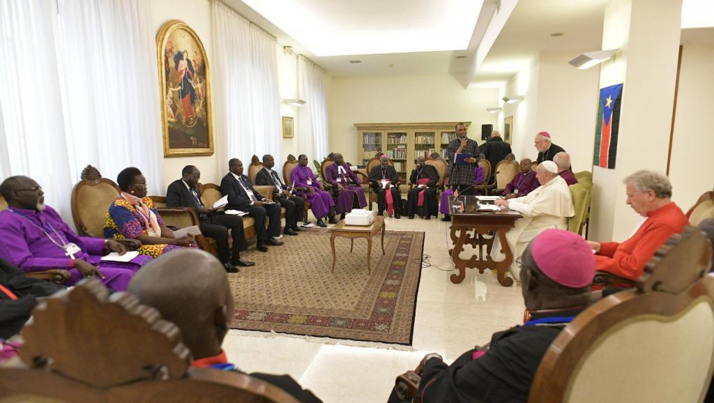 Le pape exhorte les leaders sud-soudanais à dépasser les divisions