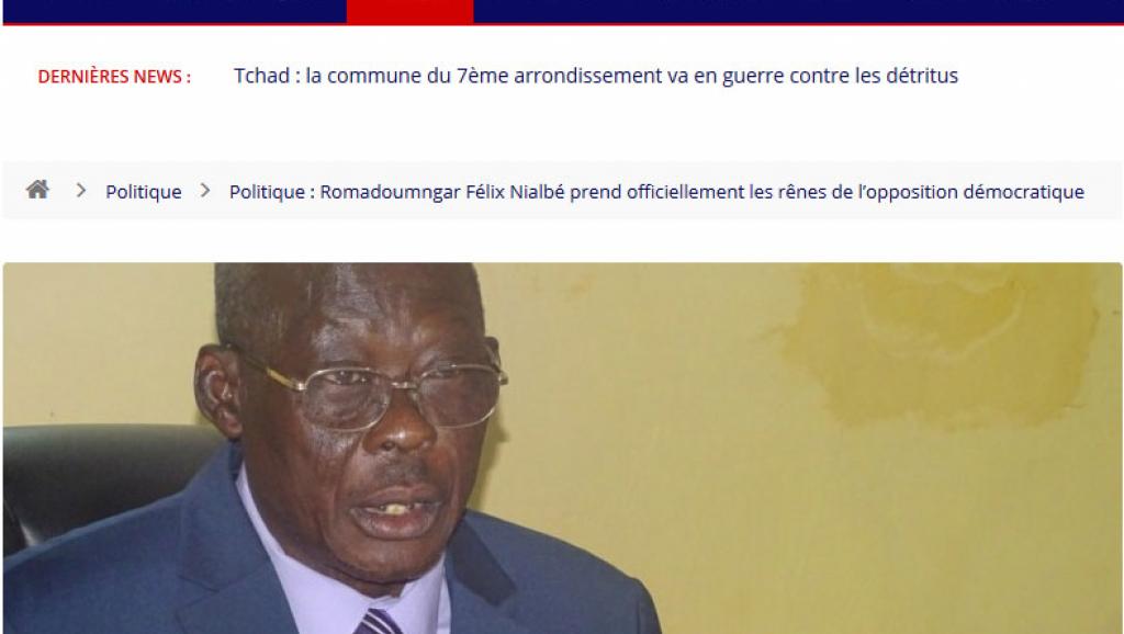 Tchad: le nouveau chef de l'opposition a pris ses fonctions