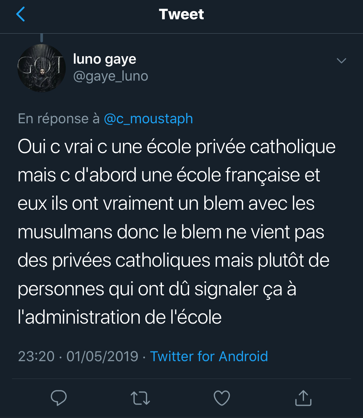 Institut Sainte Jeanne d’Arc de Dakar va interdire le port du voile dans ses écoles 