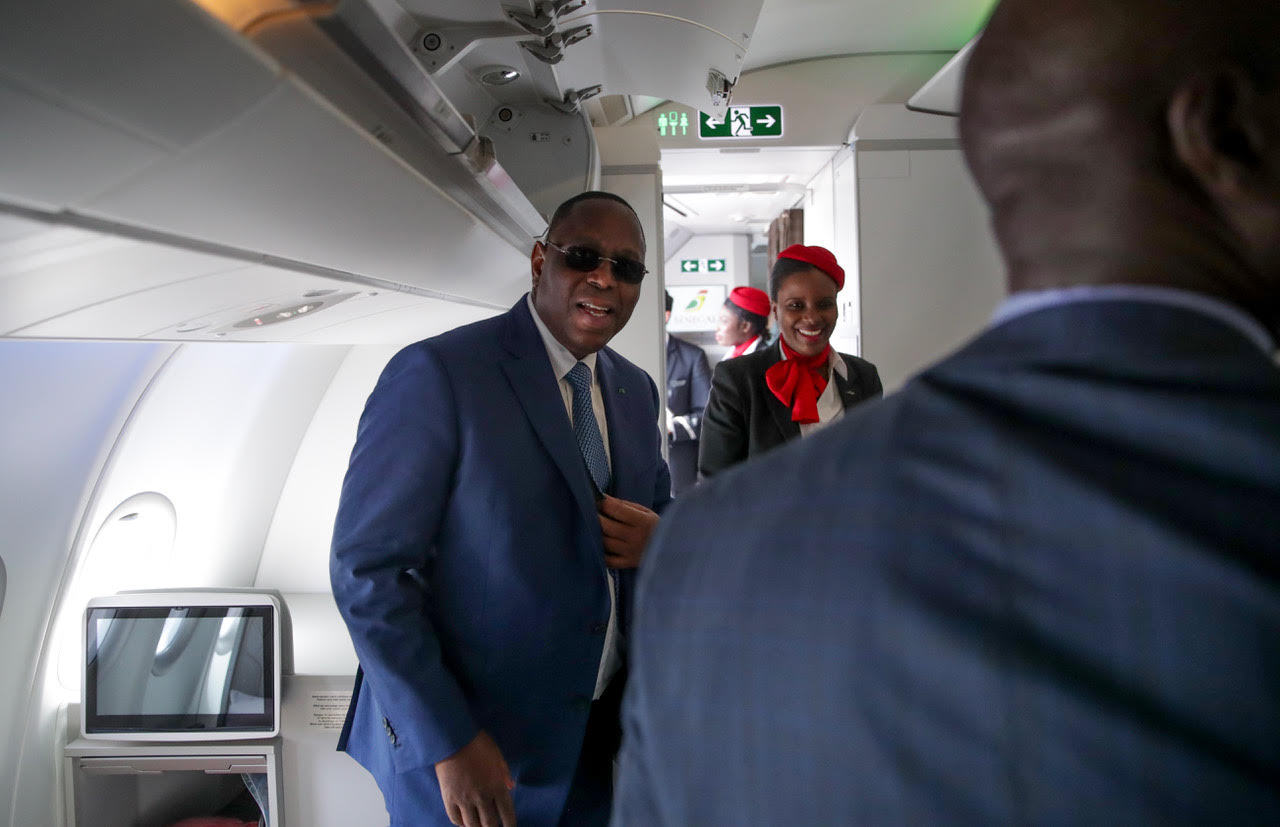 Voyage du Président Macky Sall à bord d'Air Sénégal: la compagnie étale sa fierté