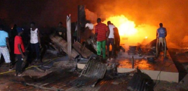 Incendie au Marché de poissons de Pikine: Des millions F CFA partis en fumée