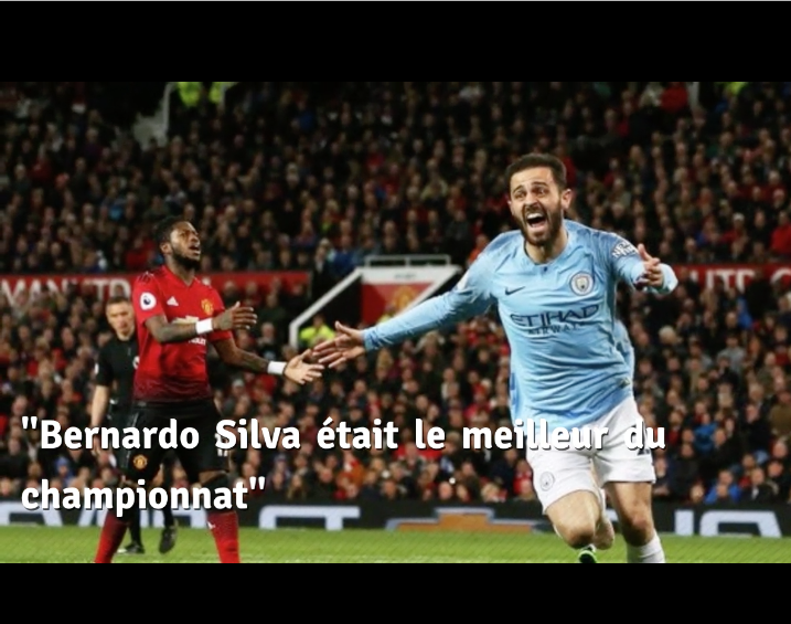 Bernardo Silva élu meilleur joueur de la saison de City