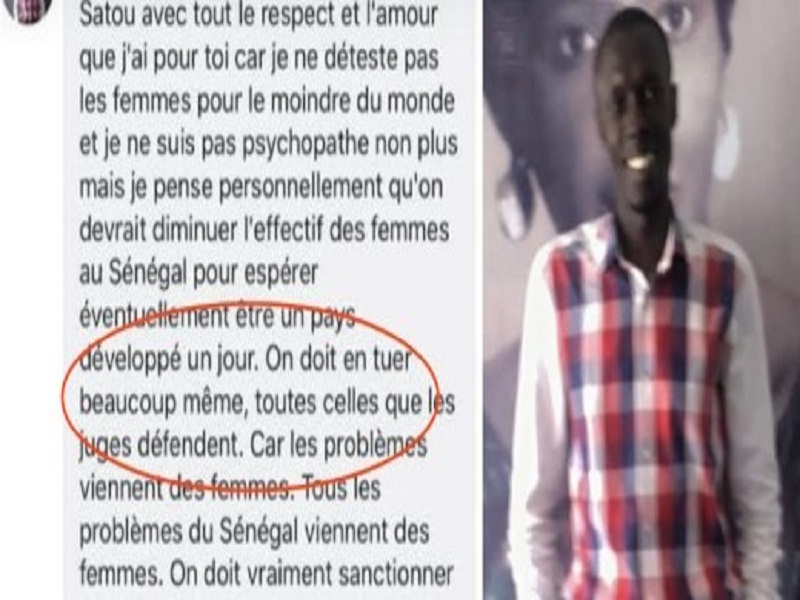 Appel à tuer les femmes : la procureur demande 6 mois de prison ferme contre Ousmane Mbengue