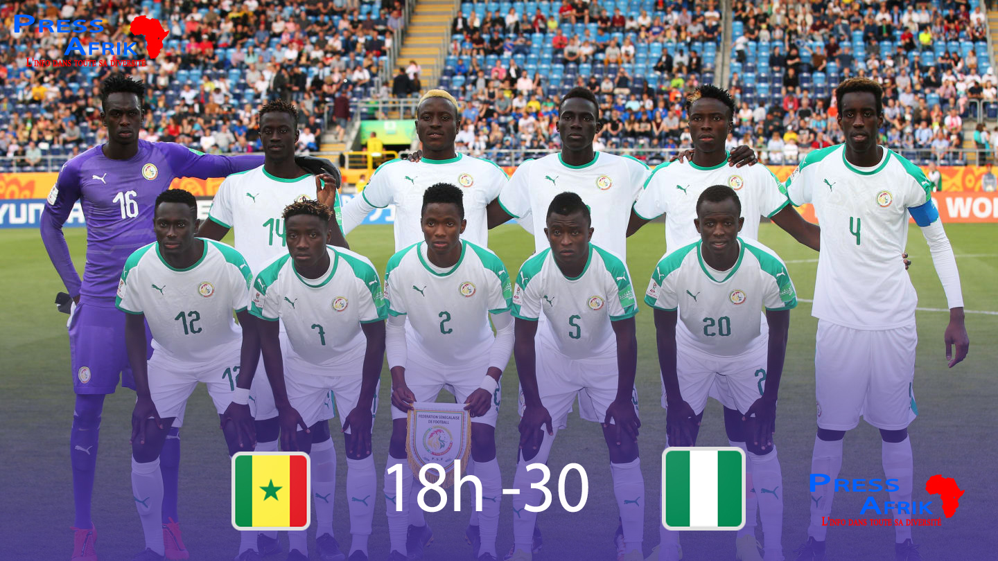 Mondial U20 - 8 émes de finale : Sénégal vs Nigeria ce lundi à 18h30