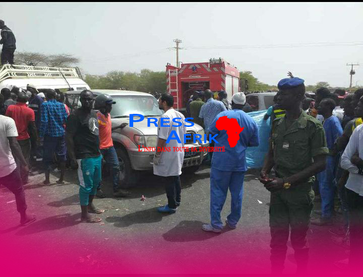 Urgent-accident sur la route de Saint-Louis: au moins 10 morts et une dizaine de blessés dont certains dans un état grave