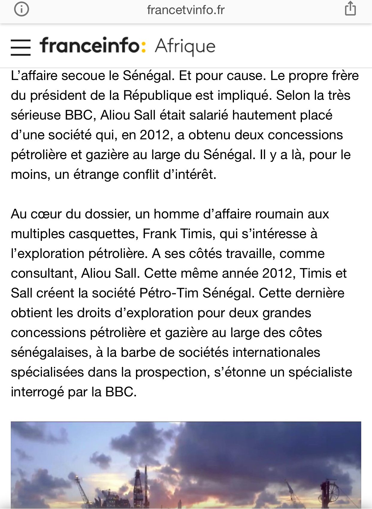Les yeux de la presse internationale braqués sur le frère du Président sénégalais 