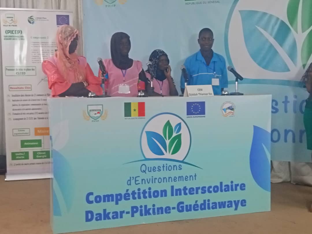 Compétition inter scolaire pour l’environnement: 32 écoles de Pikine, Guediawaye et Dakar mobilisées