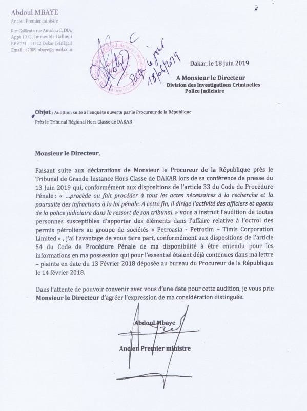 Appel A Temoin Du Procureur Sur Le Scandale Petro Tim La