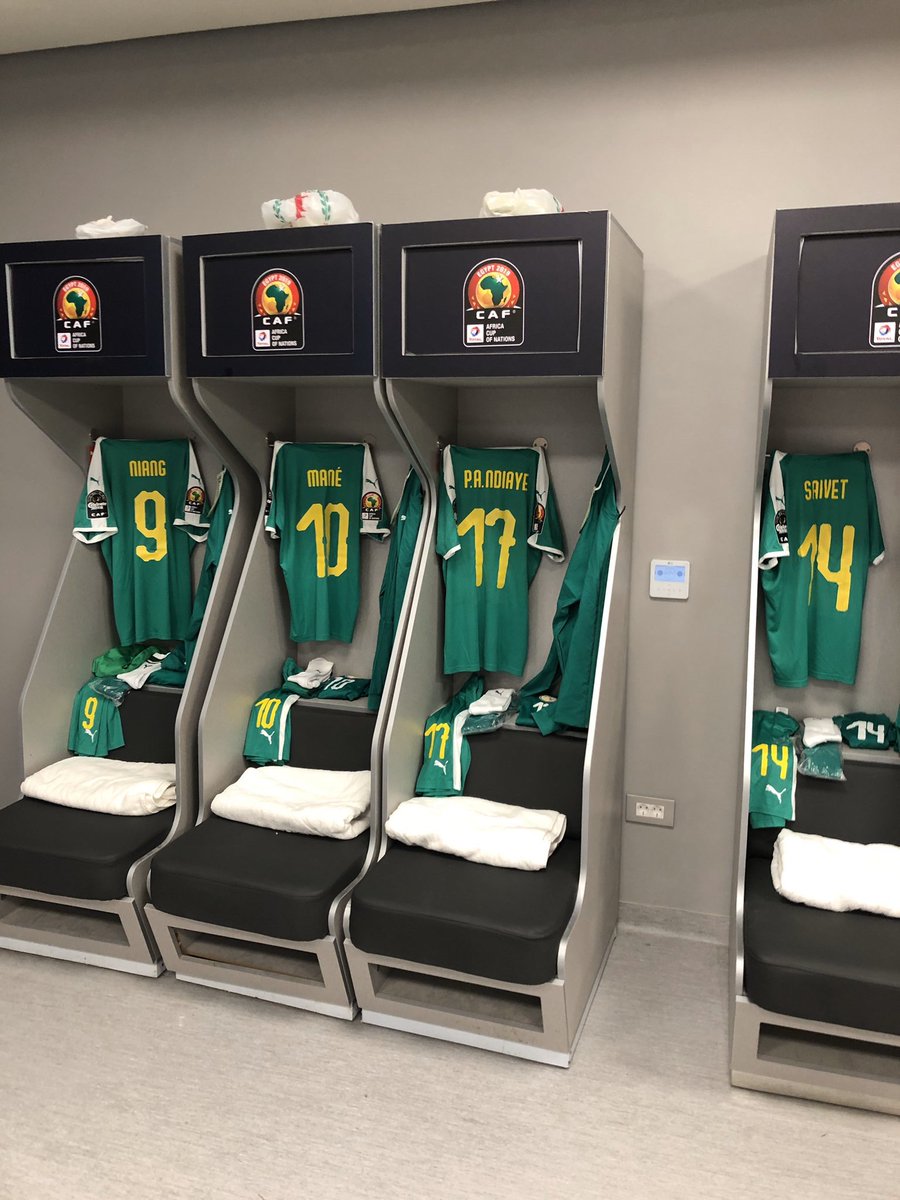 #SENALG/ Finale - Quelques clichés du vestiaire des "Lions de la Teranga"