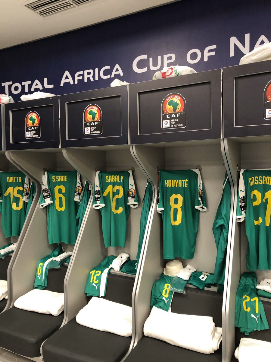 #SENALG/ Finale - Quelques clichés du vestiaire des "Lions de la Teranga"