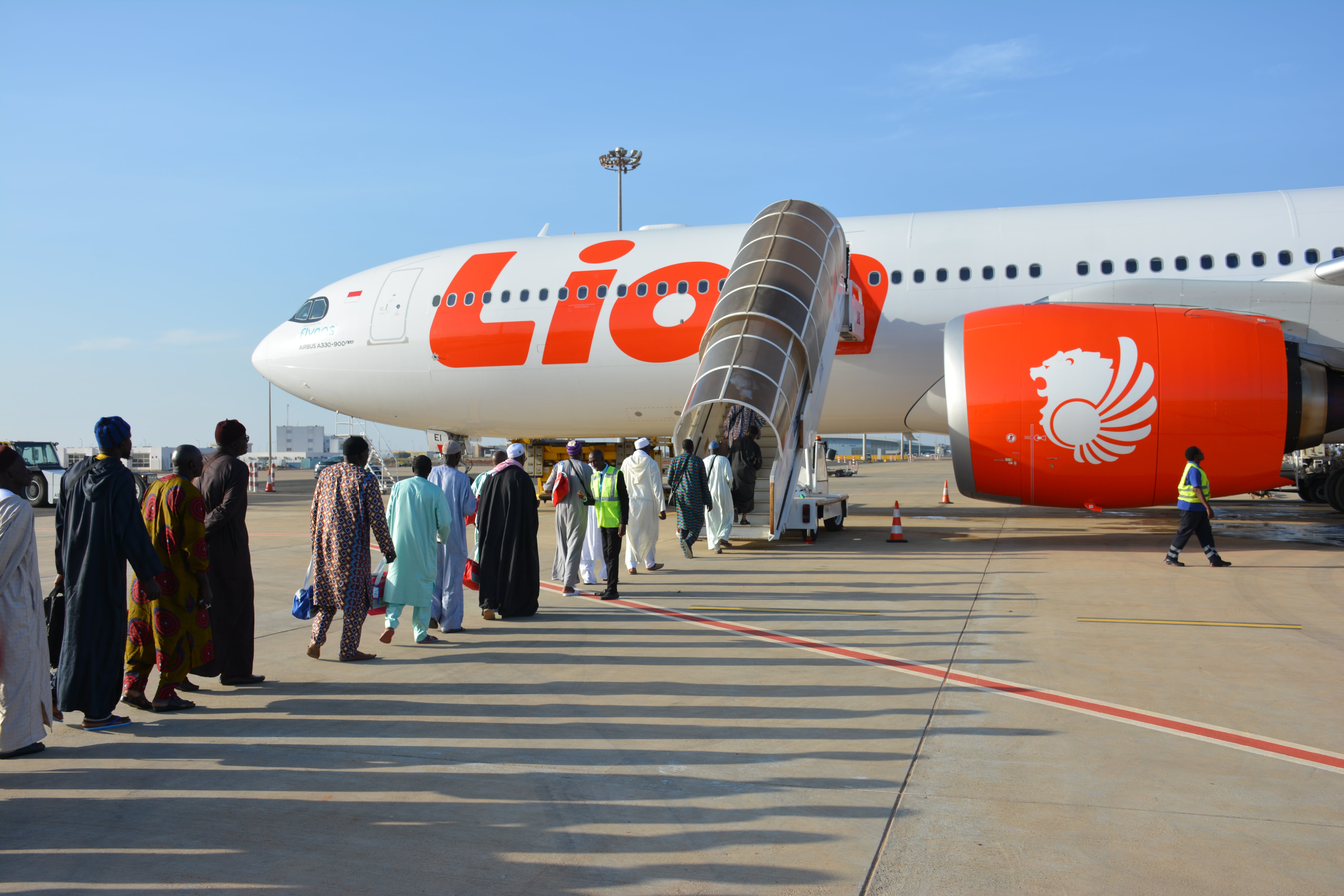 Embarquement des pèlerins