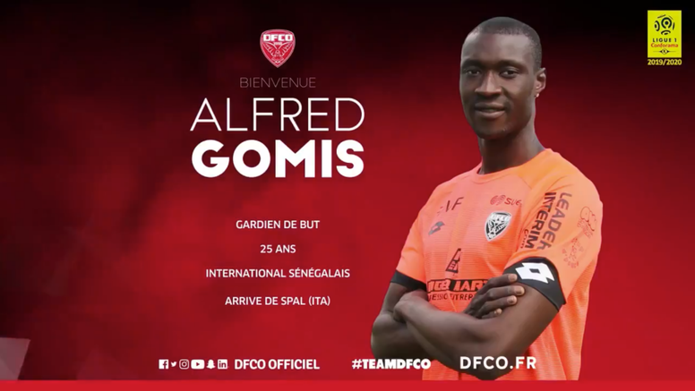 Dijon confirme l'arrivée d'Alfred Gomis