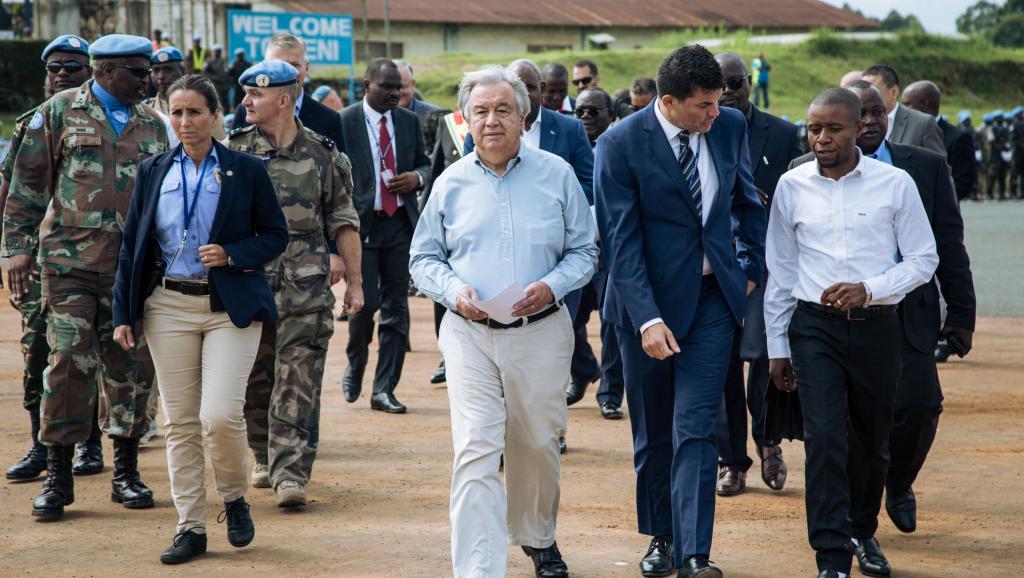 RDC: l’insécurité et Ebola au menu de la visite de Guterres à Beni