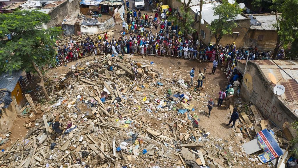 Mali: arrestations après l'effondrement de l'immeuble en construction à Bamako