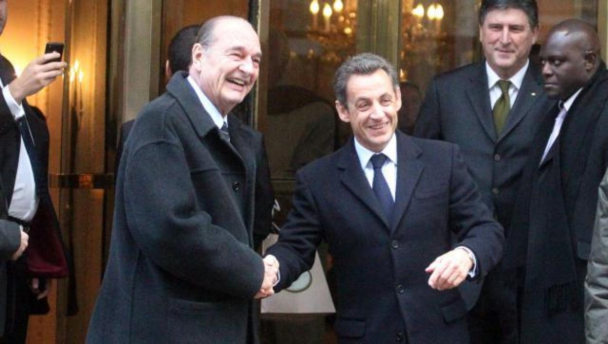 "Une part de ma vie qui disparaît aujourd'hui": l'hommage de Sarkozy à Chirac