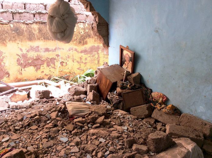 Fortes pluies : Un mort dans l'effondrement d'un bâtiment à Thiès 