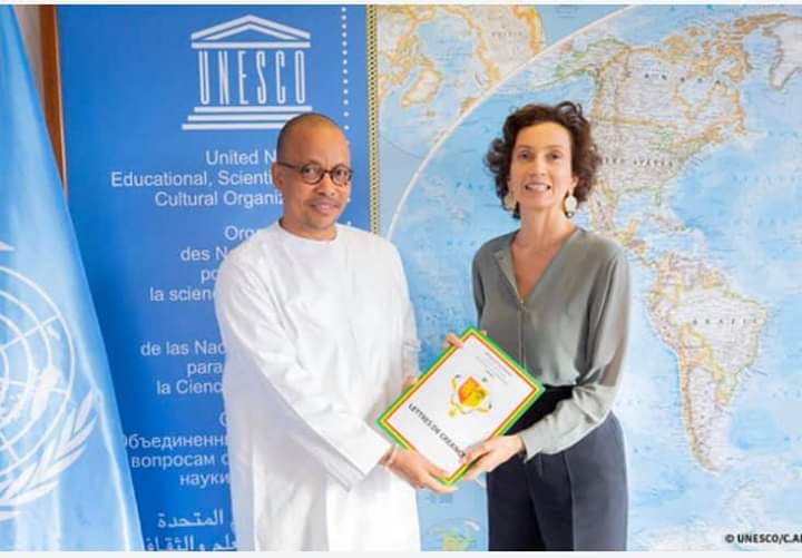 UNESCO: Souleymane jules Diop a présenté ses lettres de créance