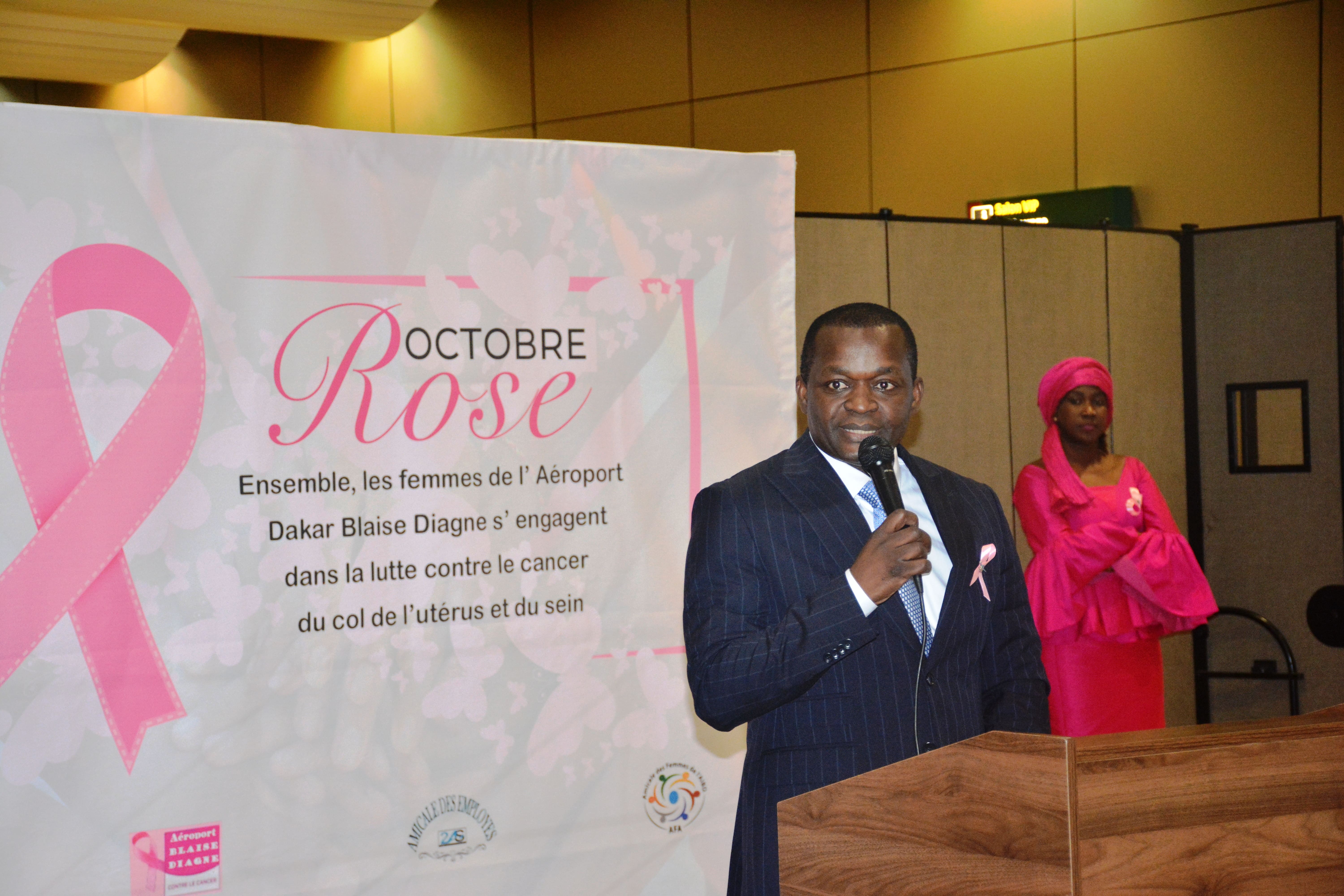 Octobre rose à l’aéroport Dakar Blaise Diagne : Grande mobilisation des agents et engagement des autorités pour faire face aux cancers