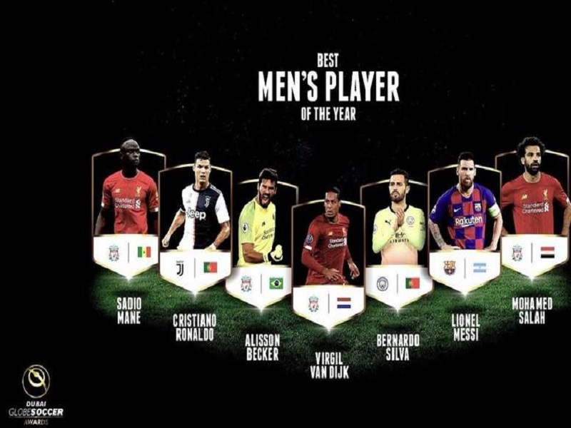 Meilleur joueur des Globe Soccer Awards 2019 :Sadio Mané et  Salah parmi les nominés