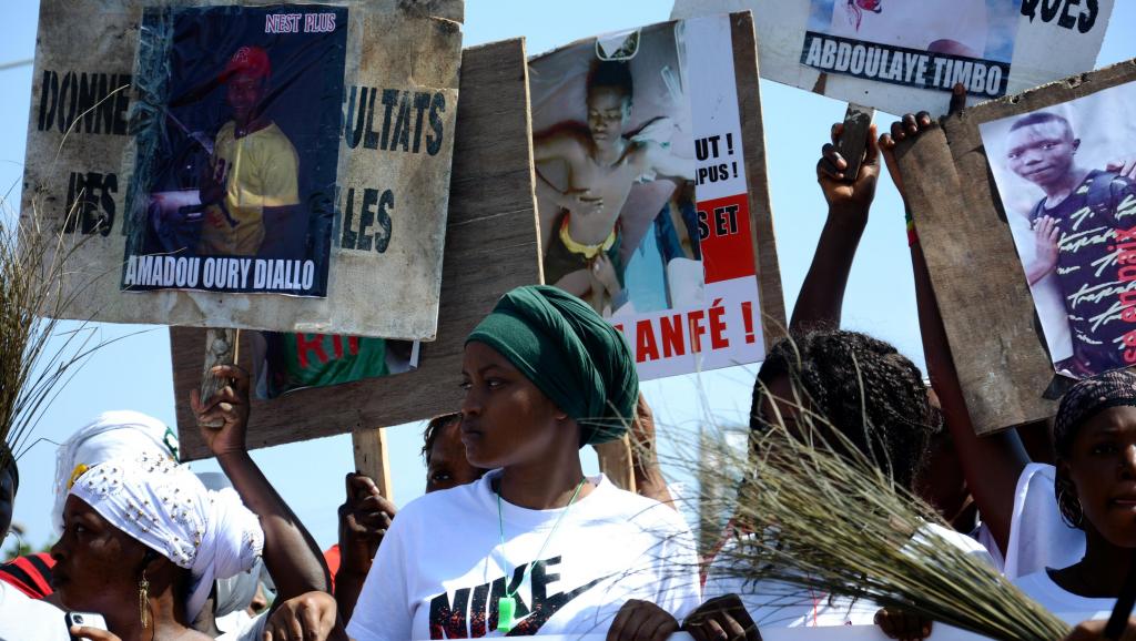 Guinée: les femmes dans la rue pour protester contre les violences