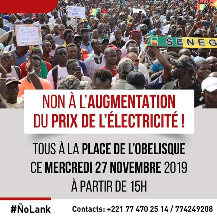 AAR Li ÑU Bok: Guy Maruis Sagna et Fatou Blondin prennent la relève et appellent à un grand rassemblement ce mercredi pour dire non à l’augmentation de l’électricité