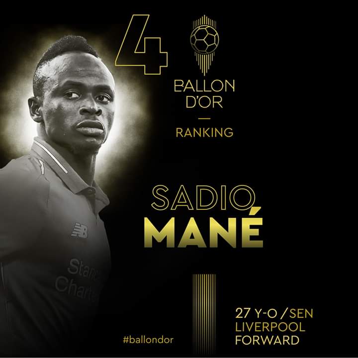 #Ballond'Or: le rédacteur en chef de France Football a voté pour Mané
