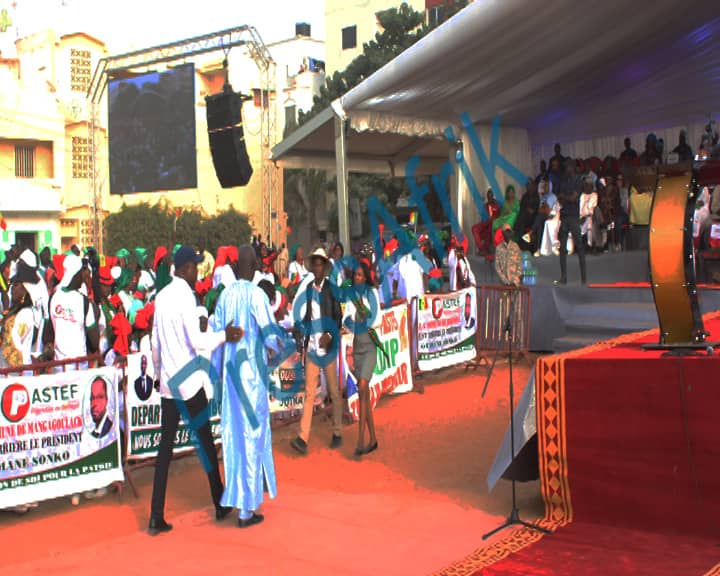 Retour en images de la rentrée politique du parti de Ousmane Sonko