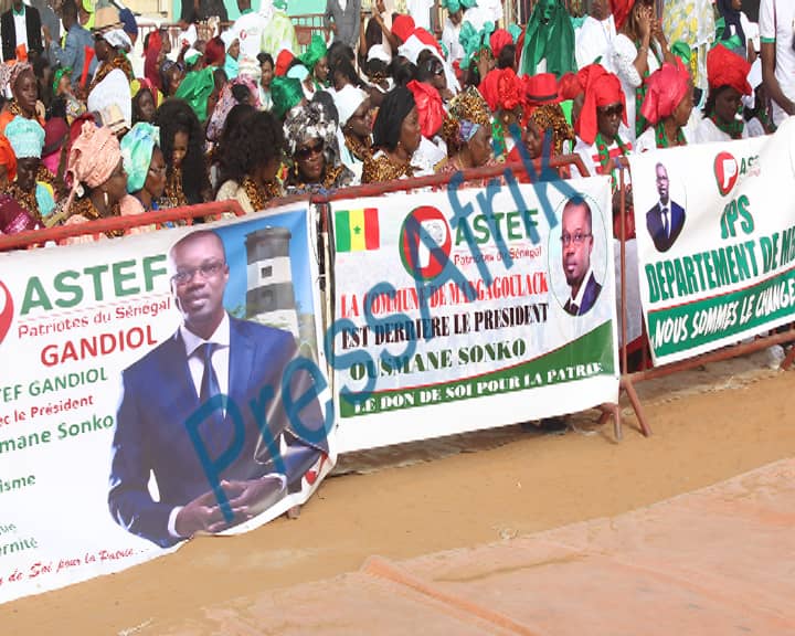 Retour en images de la rentrée politique du parti de Ousmane Sonko