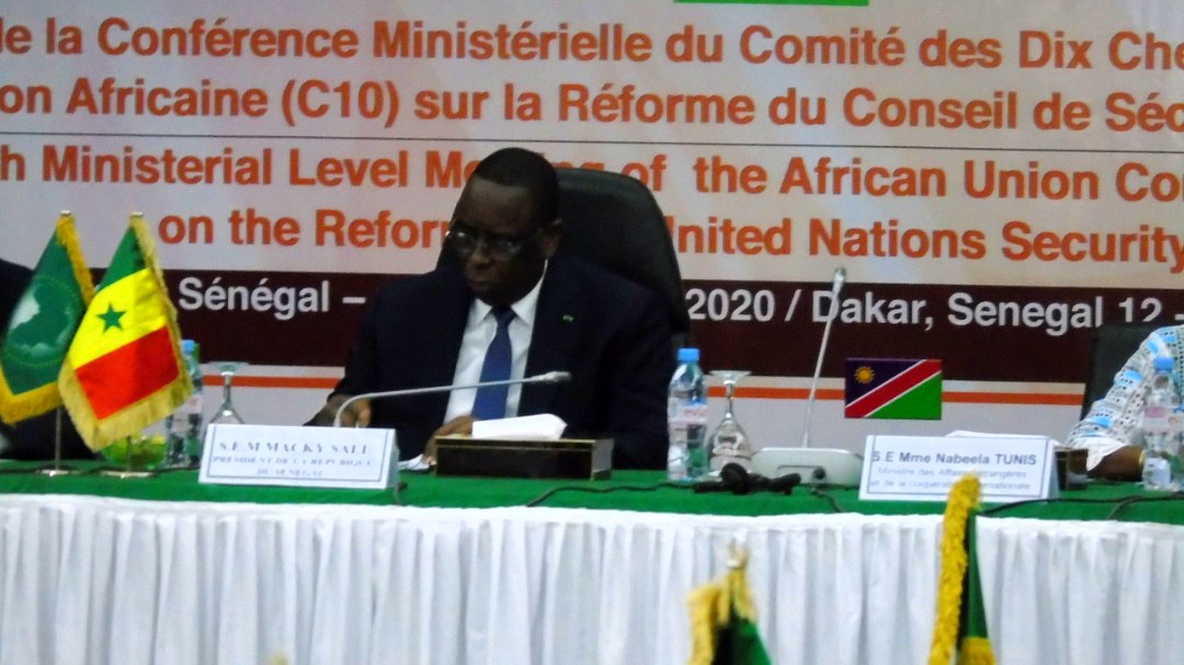 Macky Sall: « Les questions africaines ne peuvent pas être réglées sans les Africains »