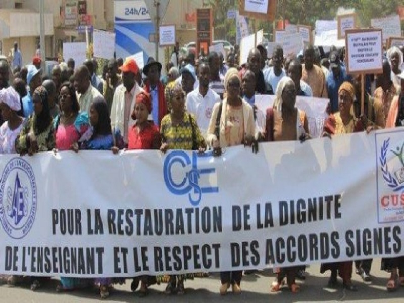 Paralysie du système scolaire : le G7 en débrayage ce mercredi... Grève totale suivie d'une marche jeudi