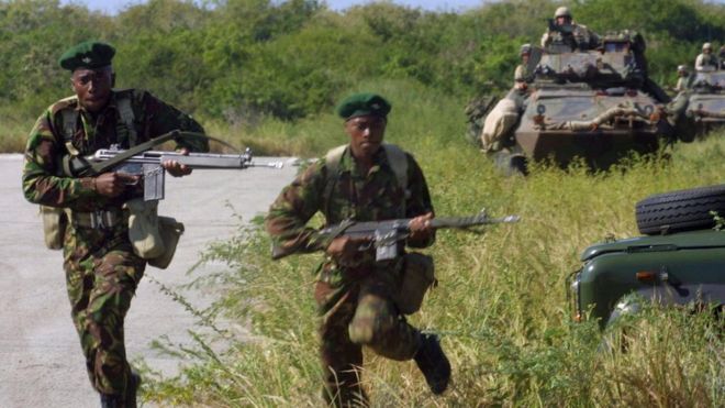 Des soldats kenyans n'ont pas fui devant al-Shabab, selon les Américains