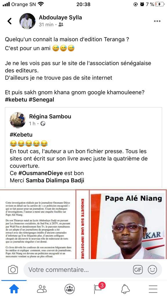 Livre du "journaliste Ousmane Dièye" sur Pape Alé Niang : La vérité sur "une véritable imposture médiatique"