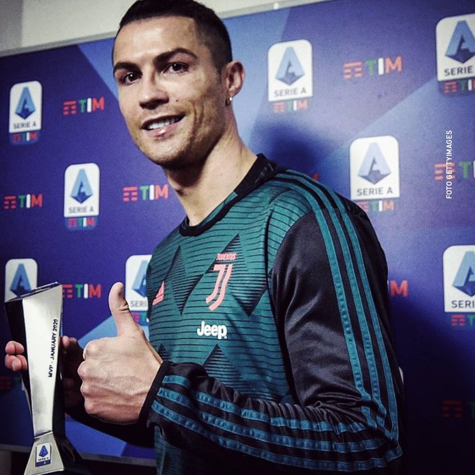 Serie A : Cristiano Ronaldo élu joueur du mois de janvier