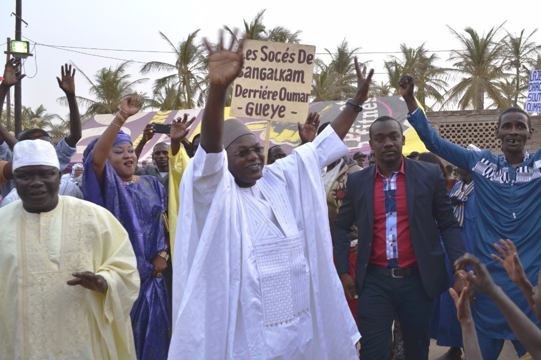 Sangalkam: le ministre Omar Gueye et ses militants en campagne 