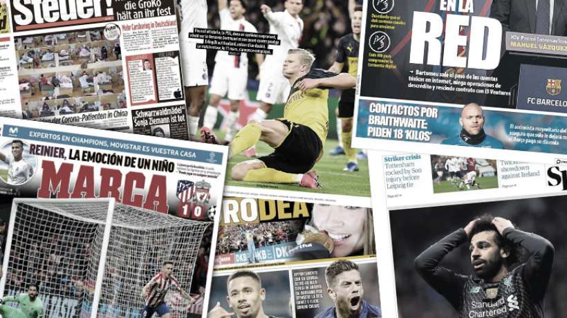 Le phénomène Erling Håland éblouit l’Europe, la presse anglaise impressionnée par l’Atlético de Madrid