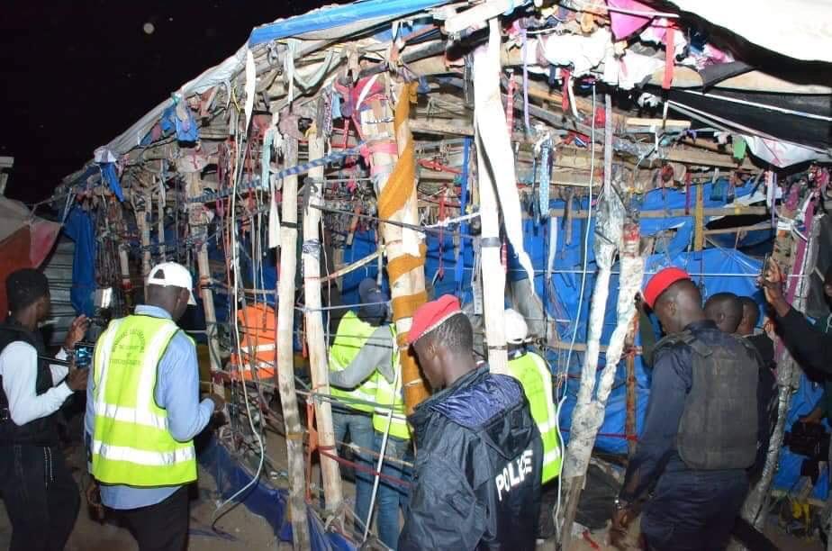 Les images du deguerpissement du rond-point Liberté 6 (Photos)
