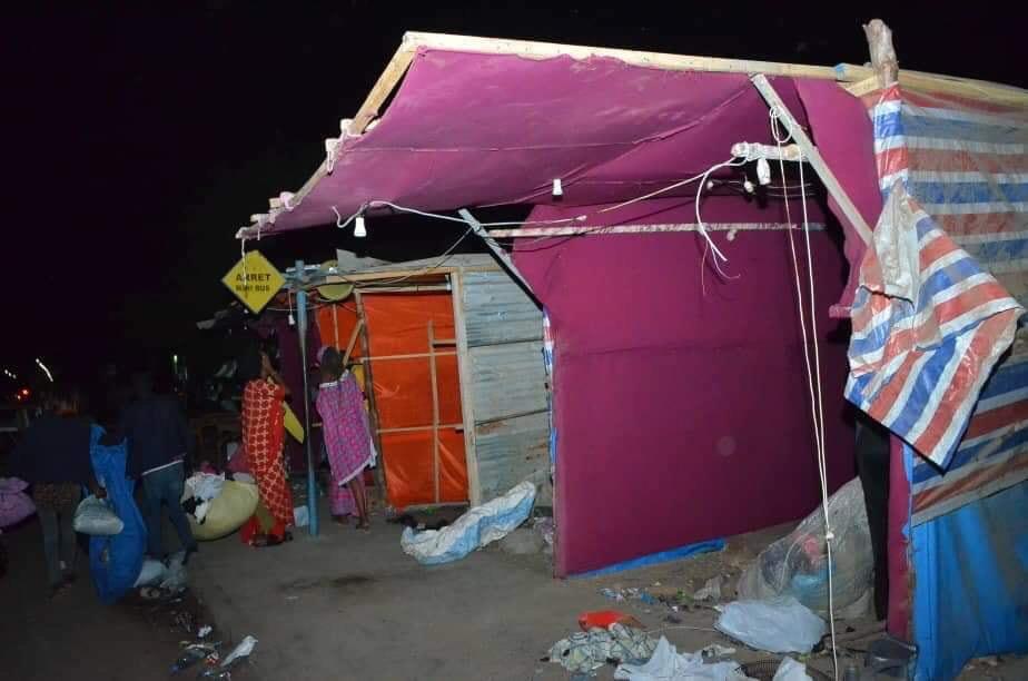 Les images du deguerpissement du rond-point Liberté 6 (Photos)