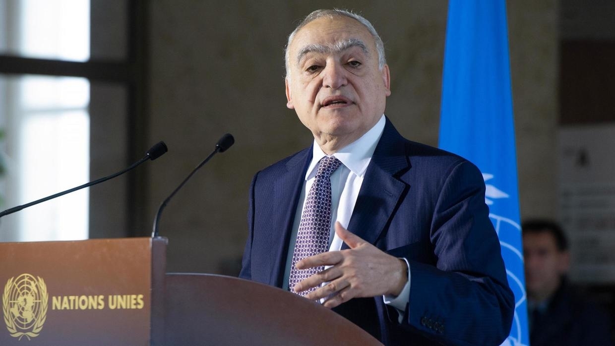L'émissaire de l'ONU en Libye, Ghassan Salamé (image d'illustration) a rappelé lors d'une conférence de presse vendredi 28 février 2020 les belligérants libyens à leur engagements. AFP