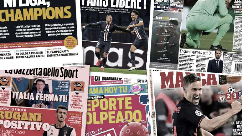 L’Angleterre sous le choc de l’élimination de Liverpool, Cristiano Ronaldo en quarantaine