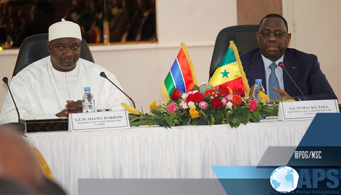 Macky Sall et Adama Barrow appellent au respect des règles relatives à la libre circulation des personnes et des biens