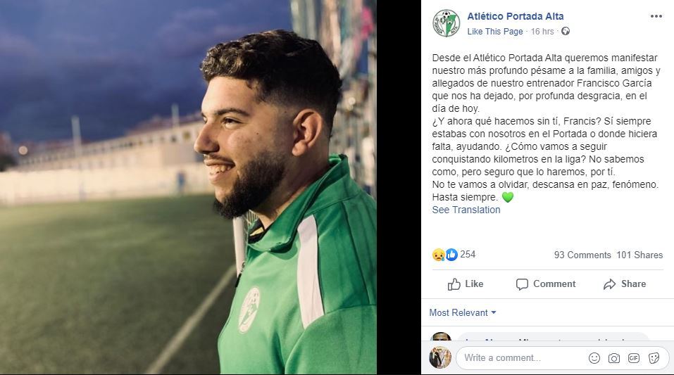 Coronavirus : premier décès dans le monde du football