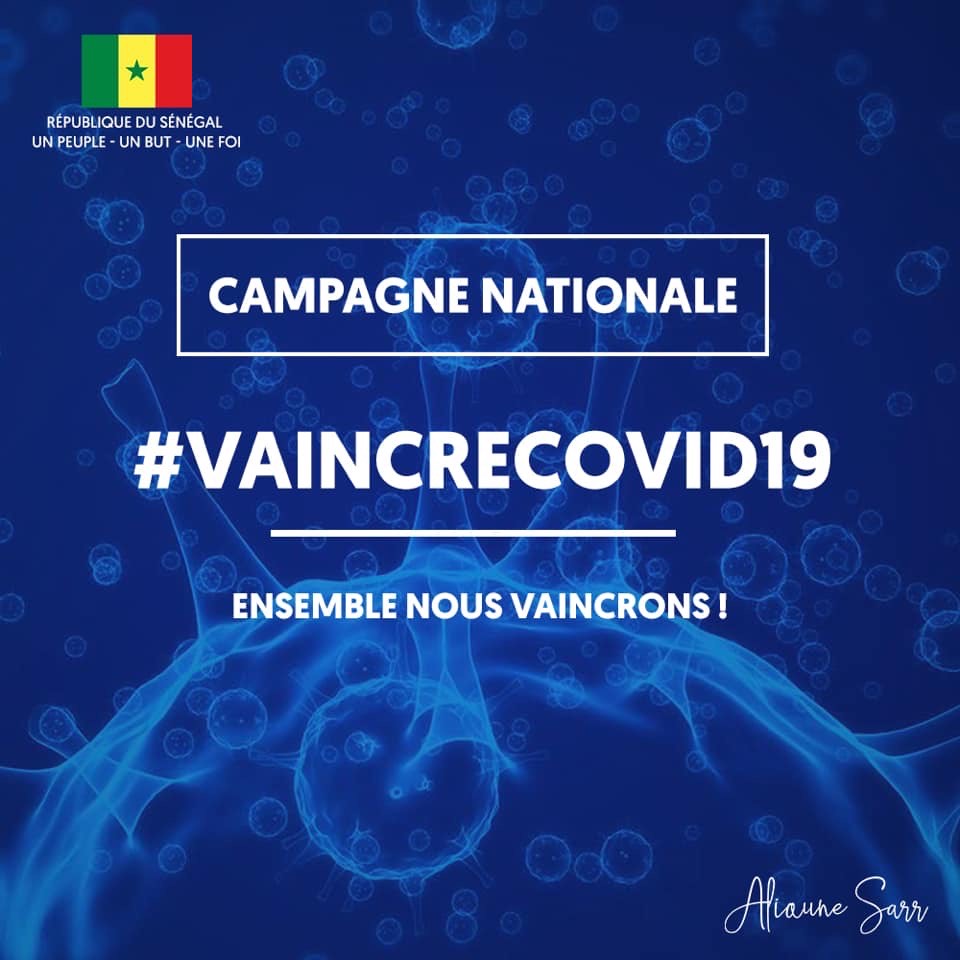 Alioune Sarr lance une campagne nationale contre le Coronavirus dénommée : #VaincreCovid19 