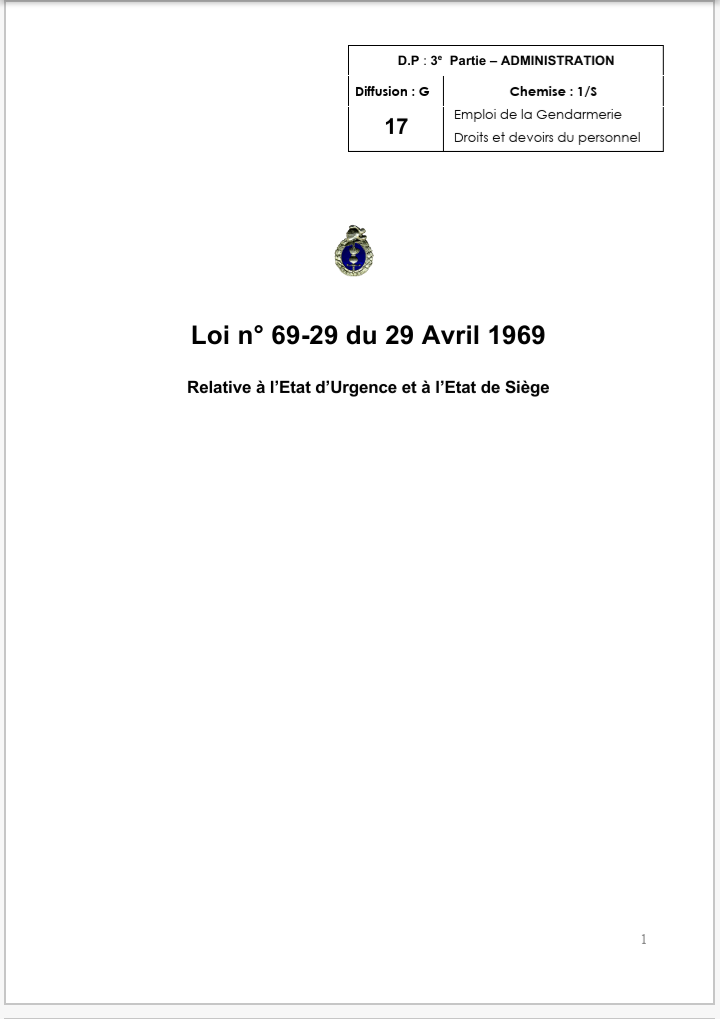 Sénégal: ce que dit la loi à propos de l'Etat d'urgence