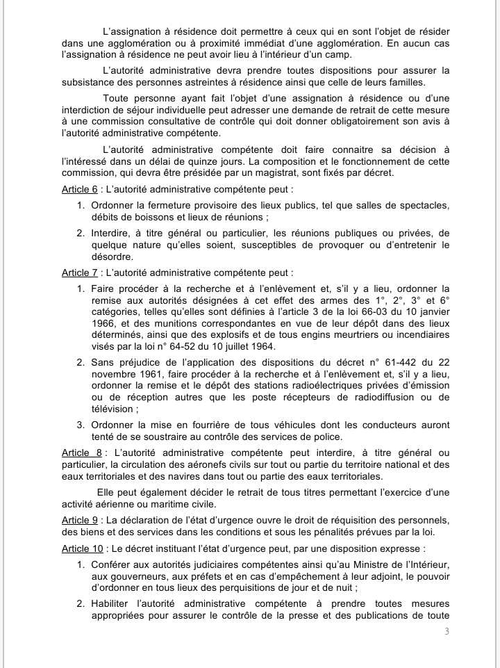 Sénégal: ce que dit la loi à propos de l'Etat d'urgence